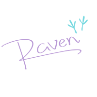 Romance Author Raven Avellino's Signature with Bird Footprints
